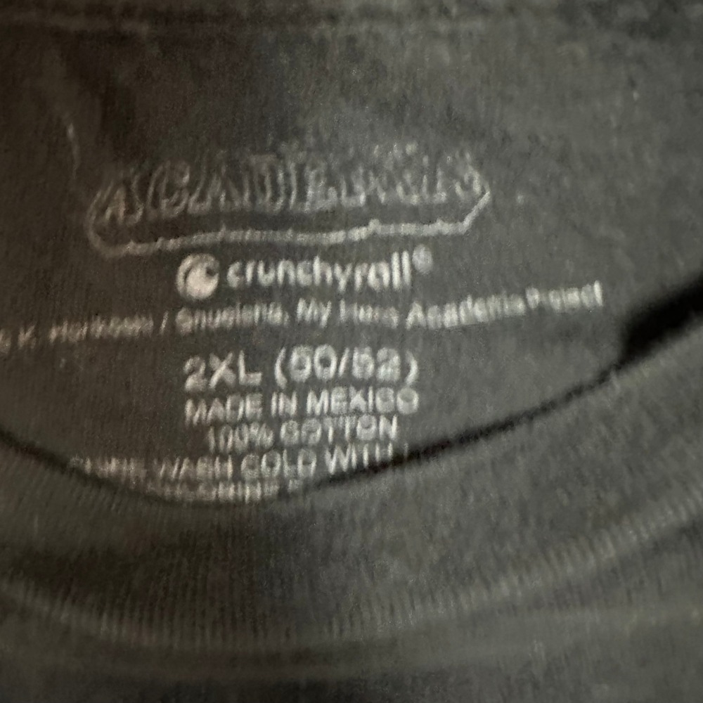 My Hero Academia Deku Izuku Midoriya Black Graphic T-Shirt Mens 2XL Crunchyroll‎ - Picture 4 of 6